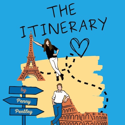 The Itinerary – omslag till ljudboken av Penny Pentley