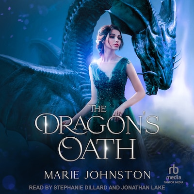 The Dragon's Oath – omslag til lydbogen af Marie Johnston