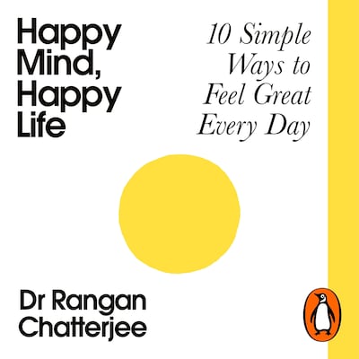 Happy Mind, Happy Life – omslag til lydbogen af Rangan Chatterjee
