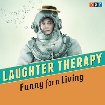 NPR Laughter Therapy: Funny for a Living – omslag til lydbogen af NPR