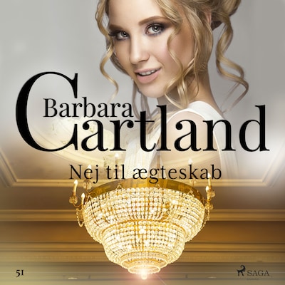 Nej til ægteskab – omslag til lydbogen af Barbara Cartland