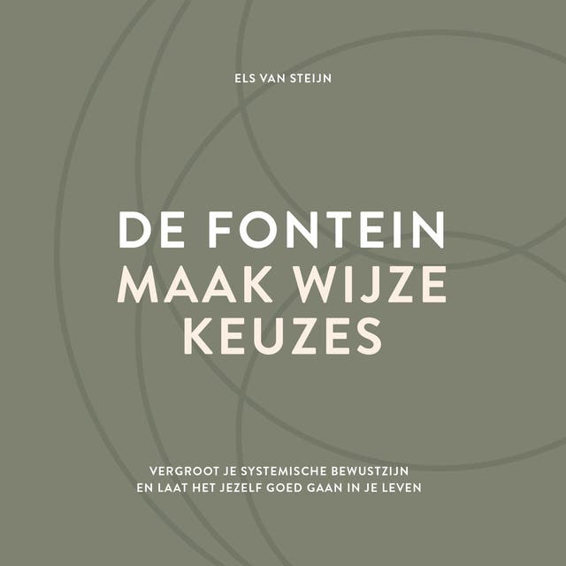 De fontein, maak wijze keuzes: Vergroot je systemische bewustzijn en laat het jezelf goed gaan in je leven – omslag van het luisterboek van Els Van Steijn