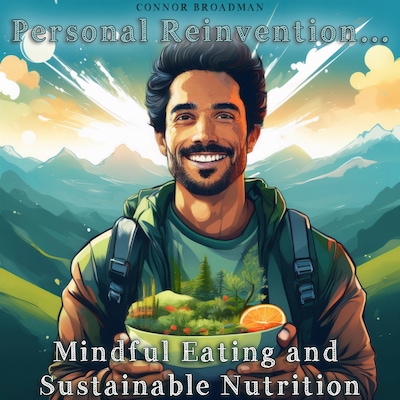 Mindful Eating and Sustainable Nutrition - Personal Reinvention – omslag til lydbogen af Connor Broadman