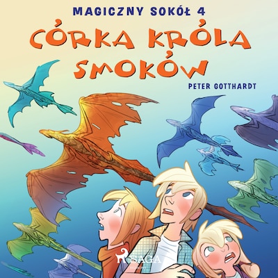 Magiczny sokół 4 - Córka króla smoków – okładka audiobooka, autor Peter Gotthardt
