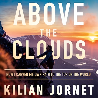 Above the Clouds – omslag til lydbogen af Kilian Jornet