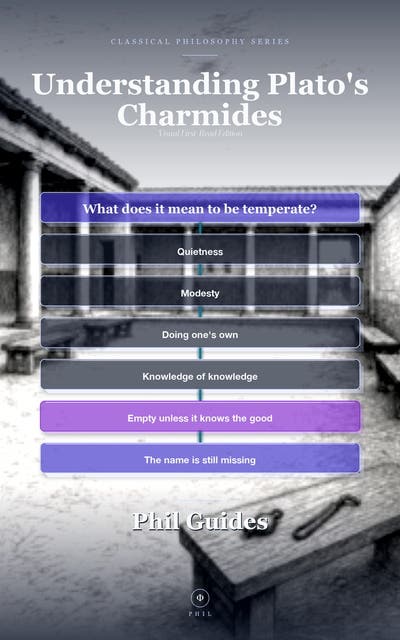 Understanding Plato's Charmides: Visual First-Read Edition – omslag til lydbogen af Phil Guides