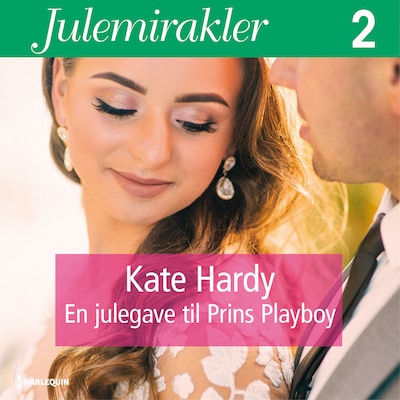 En julegave til Prins Playboy – omslag til lydbogen af Kate Hardy