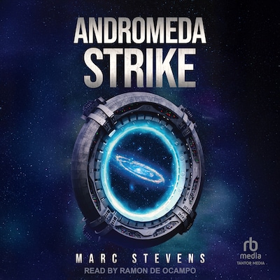 Andromeda Strike – omslag til lydbogen af Marc Stevens