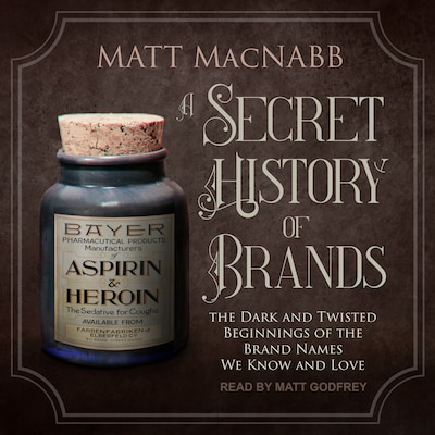 A Secret History of Brands – omslag til lydbogen af Matt MacNabb
