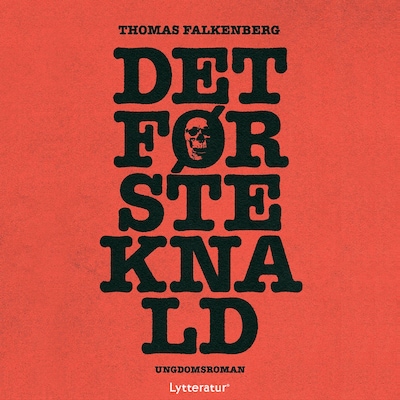 Det første knald – omslag til lydbogen af Thomas Falkenberg