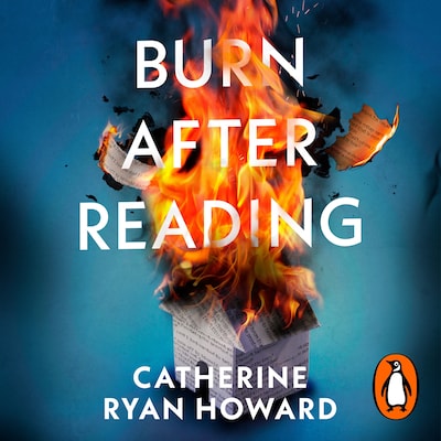 Burn After Reading – omslag til lydbogen af Catherine Ryan Howard