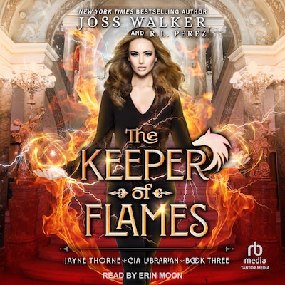 The Keeper of Flames – omslag til lydbogen af Joss Walker, R.L. Perez
