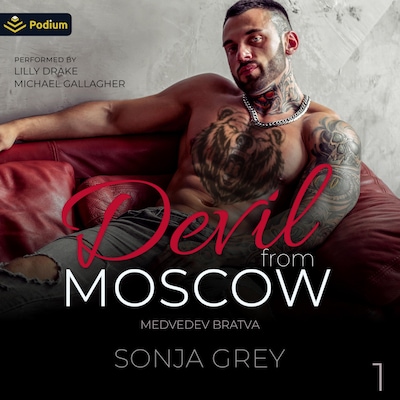 Devil from Moscow – omslag til lydbogen af Sonja Grey
