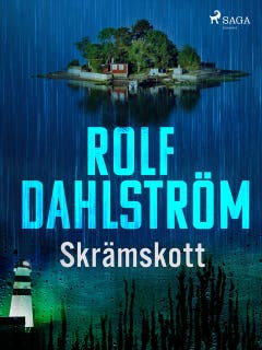 Skrämskott – omslag till ljudboken av Rolf Dahlström