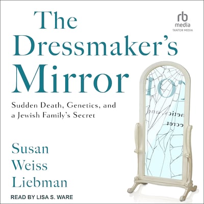 The Dressmaker's Mirror – omslag til lydbogen af Susan Weiss Liebman