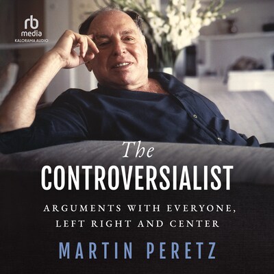 The Controversialist – omslag til lydbogen af Martin Peretz