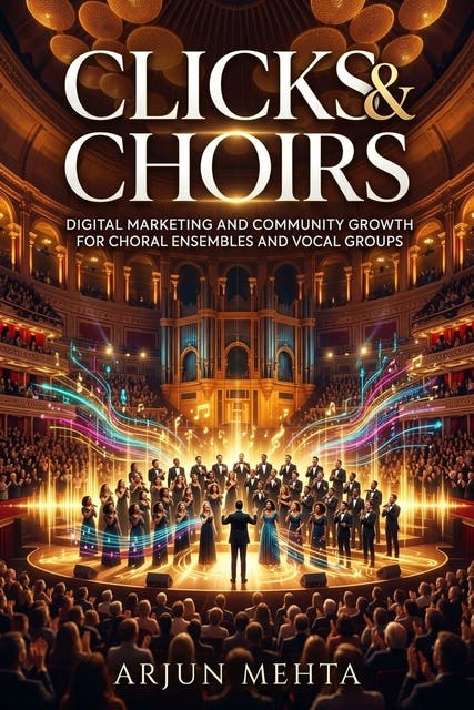 Clicks & Choirs: Vocal Coach Digital Strategy: Warm-Up Reel Hooks, Range Test Lead Magnets, and Masterclass Funnel Upsells – omslag til lydbogen af Liam O Connor