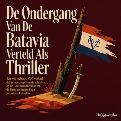 De Ondergang Van De Batavia Verteld Als Thriller – omslag van het luisterboek van Het Kroniekenhuis