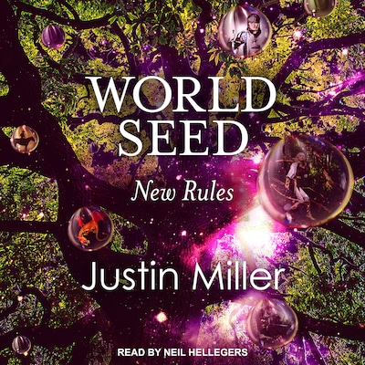 World Seed: New Rules – omslag til lydbogen af Justin Miller