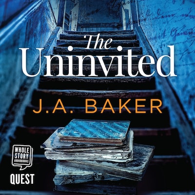 The Uninvited – omslag til lydbogen af J.A. Baker