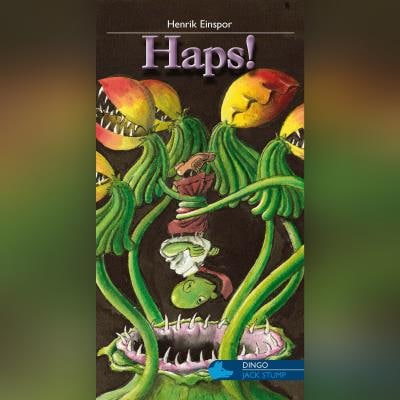 Haps! – omslag til lydbogen af Henrik Einspor