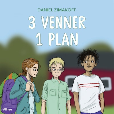3 venner, 1 plan – omslag til lydbogen af Daniel Zimakoff