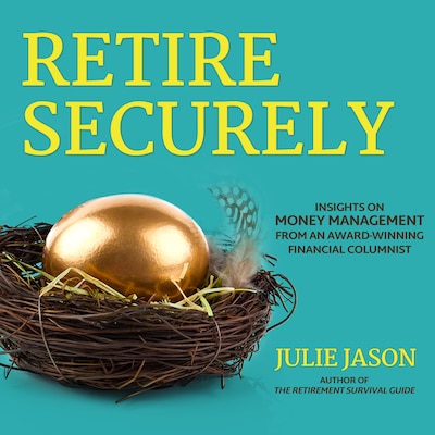 Retire Securely – omslag til lydbogen af Julie Jason