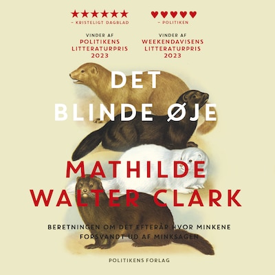 Det blinde øje – omslag til lydbogen af Mathilde Walter Clark