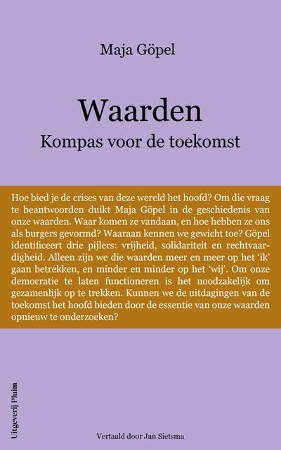 Waarden – omslag van het luisterboek van Maja Göpel