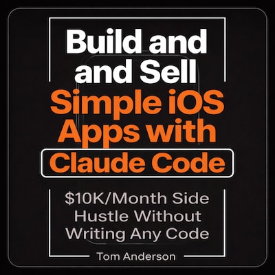 Build and Sell Simple iOS Apps with Claude Code – omslag til lydbogen af Tom Anderson