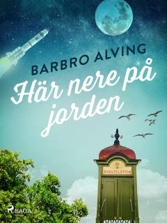 Här nere på jorden – omslag till ljudboken av Barbro Alving
