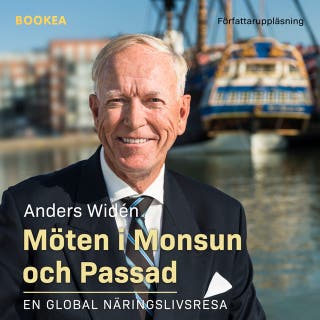 Möten i Monsun och Passad : en global näringslivsresa – omslag till ljudboken av Anders Widén