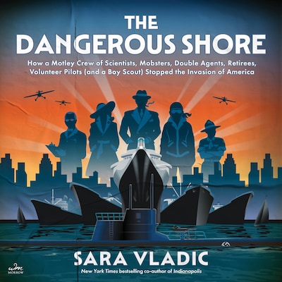 The Dangerous Shore – omslag til lydbogen af Sara Vladic