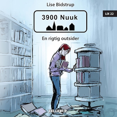 3900 Nuuk #1: En rigtig outsider – omslag til lydbogen af Lise Bidstrup