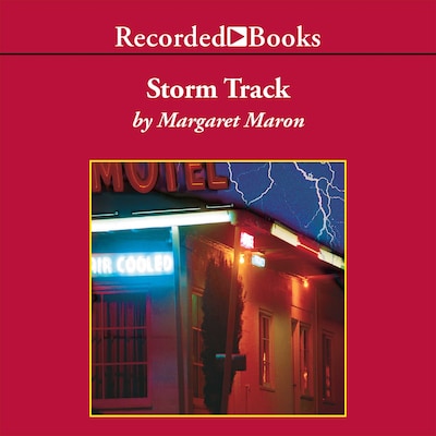 Storm Track – omslag van het luisterboek van Margaret Maron