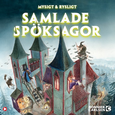 Samlade spöksagor – omslag till ljudboken av Kicki Stridh