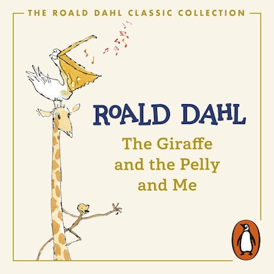 The Giraffe and the Pelly and Me – omslag til lydbogen af Roald Dahl