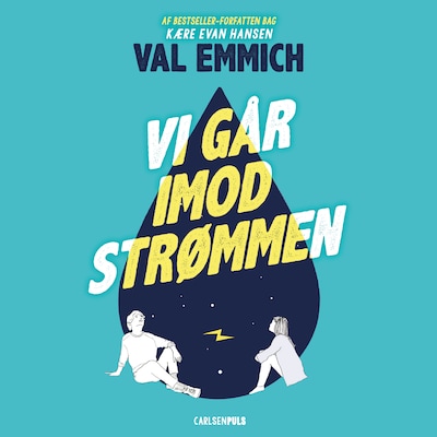 Vi går imod strømmen – omslag til lydbogen af Val Emmich