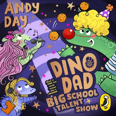 Dino Dad: Big School Talent Show – omslag til lydbogen af Andy Day