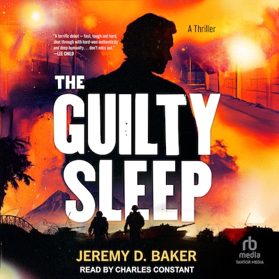 The Guilty Sleep – omslag til lydbogen af Jeremy D. Baker