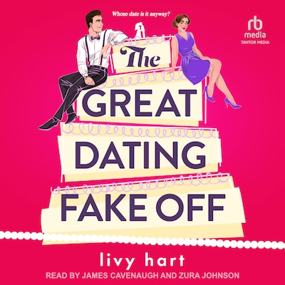 The Great Dating Fake Off – omslag til lydbogen af Livy Hart