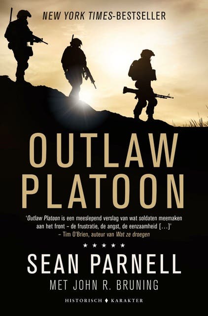 Outlaw Platoon – omslag van het luisterboek van John Bruning,Sean Parnell