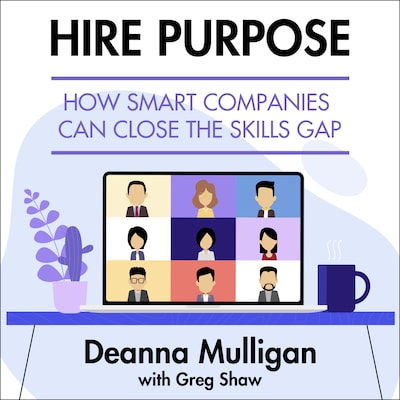 Hire Purpose – omslag til lydbogen af Deanna Mulligan