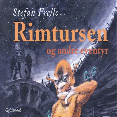 Rimtursen og andre eventyr – omslag til lydbogen af Stefan Frello