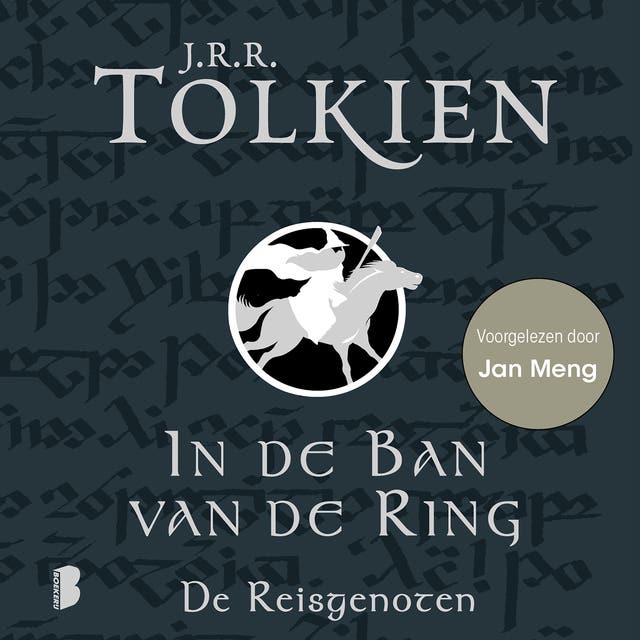 De reisgenoten – omslag van het luisterboek van J.R.R. Tolkien