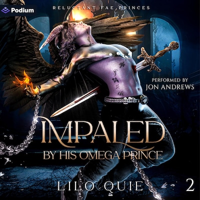 Impaled by His Omega Prince – omslag til lydbogen af Lilo Quie