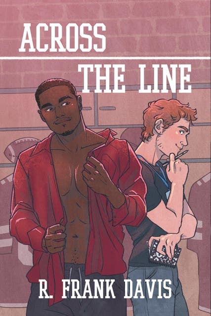 Across the Line – omslag til lydbogen af R Frank Davis