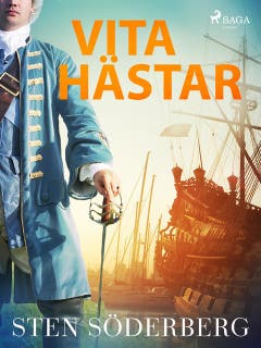 Vita hästar – omslag till ljudboken av Sten Söderberg