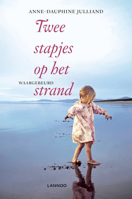 Twee stapjes op het strand – omslag van het luisterboek van Anne-Dauphine Julliand
