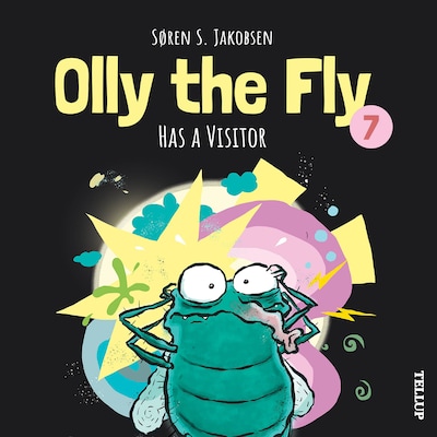 Olly the Fly #7: Olly the Fly Has a Visitor – omslag til lydbogen af Søren S. Jakobsen